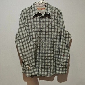 Shirt Button Down Long Sleev 100% Cotton